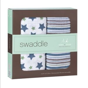 ADEN + ANAIS SWADDLE PRINCE CHARMING - 2 PACK NWT